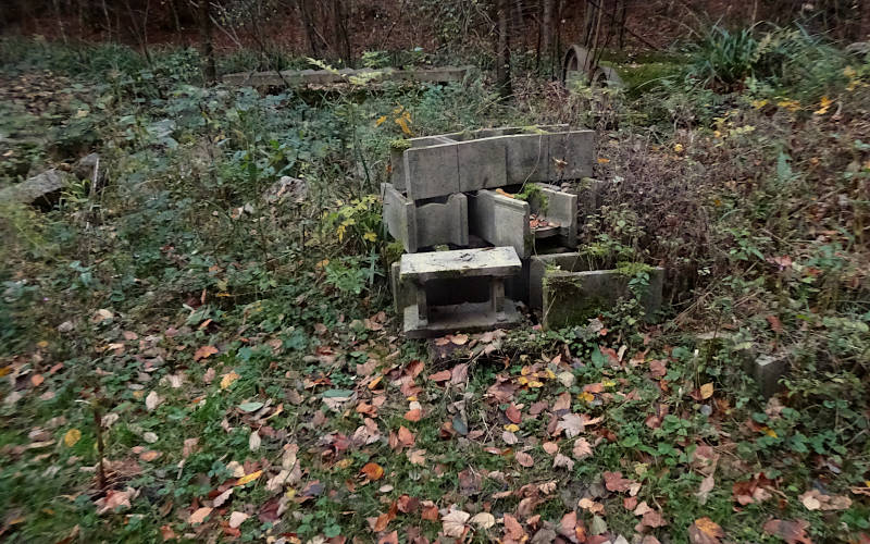 concrete structure remains